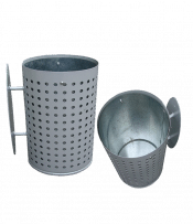 Round Wall/Pole Litter Bin 48lt