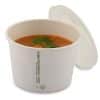 Compostable 12oz Soup Cup & Lid Optional - Selco.ie