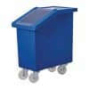 Mobile Food Ingredient Storage Bin 65Ltr Blue