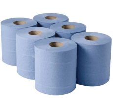 DeSantos Heavy Duty Blue Centrefeed Wiping Paper Towel