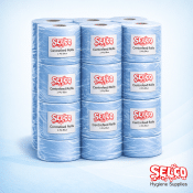 Blue centrefeed roll bulk price Ireland 30 pack 2 ply wiping paper