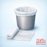 Office bin liner price Ireland white 15L bin bags 1000 pack