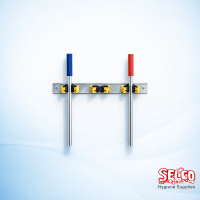 Wall-Tidy HD heavy duty mop and brush holder with industrial push and grip system Ireland