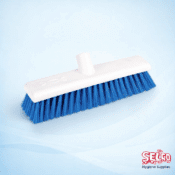 Alternative view of 12" Stiff Texture Deck Scrub Hygiene Brush Head - Commercial Supply