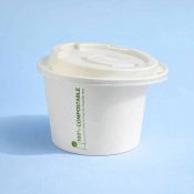 Alternative view of 12oz Compostable Soup Cup and Lid Optional - Takeaway Supply