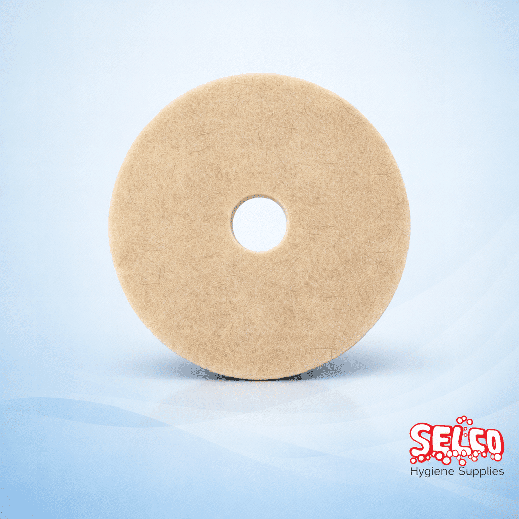 15" Tan Max Polishing Pads - Floorcare Pad