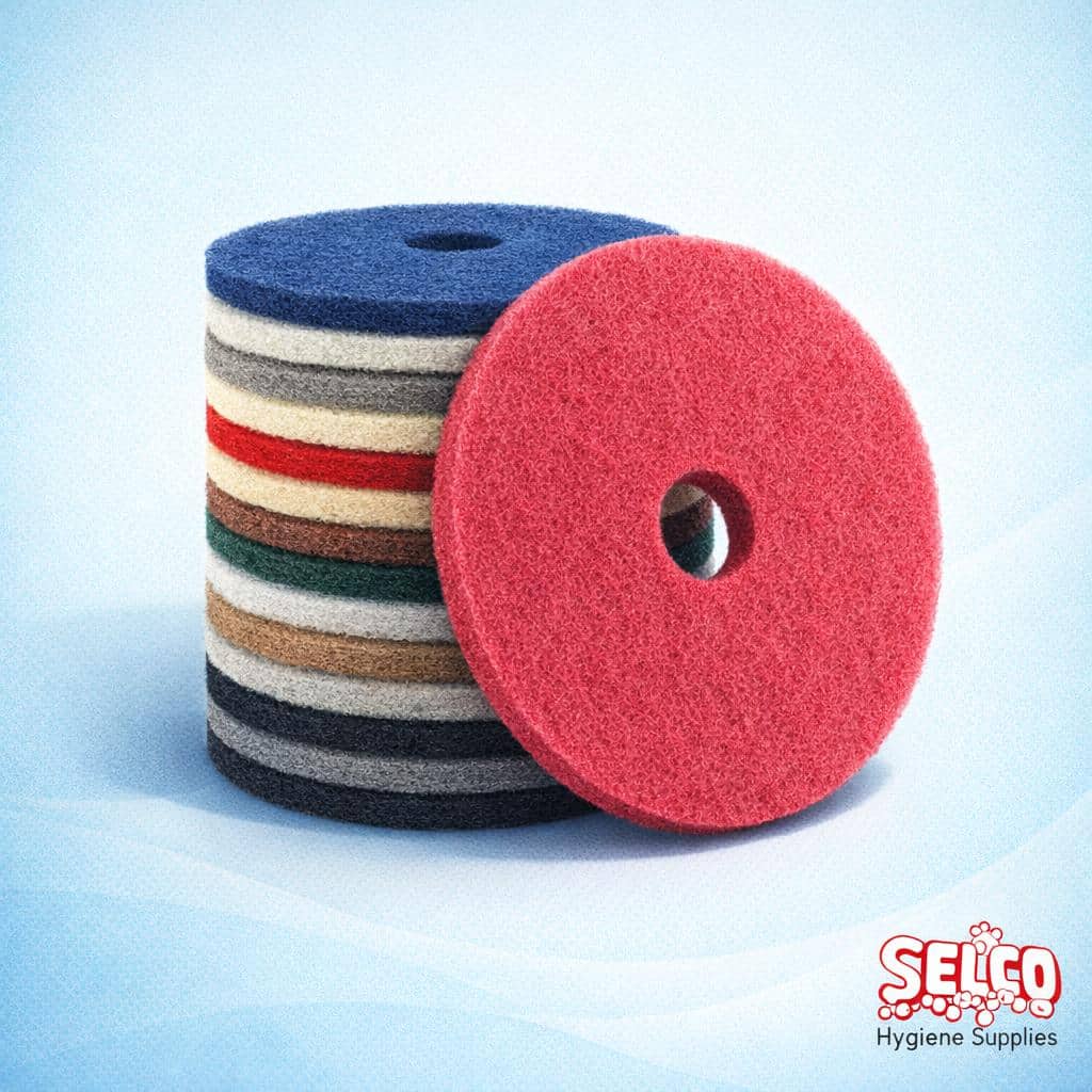 Floor Cleaning and Polishing Pads 17" All Colours - Floorcare Pad