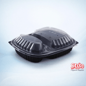 Microwave Meal Container 24-36oz 320Pk-Takeaway Meal Food Tray