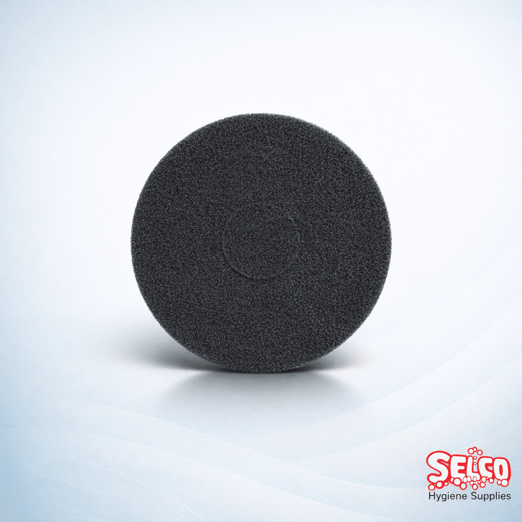 20" Black Stripping Floor Pads - Floorcare Pad