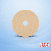 20" High Speed Hog Hair Pads - Natural - Floorcare Pad