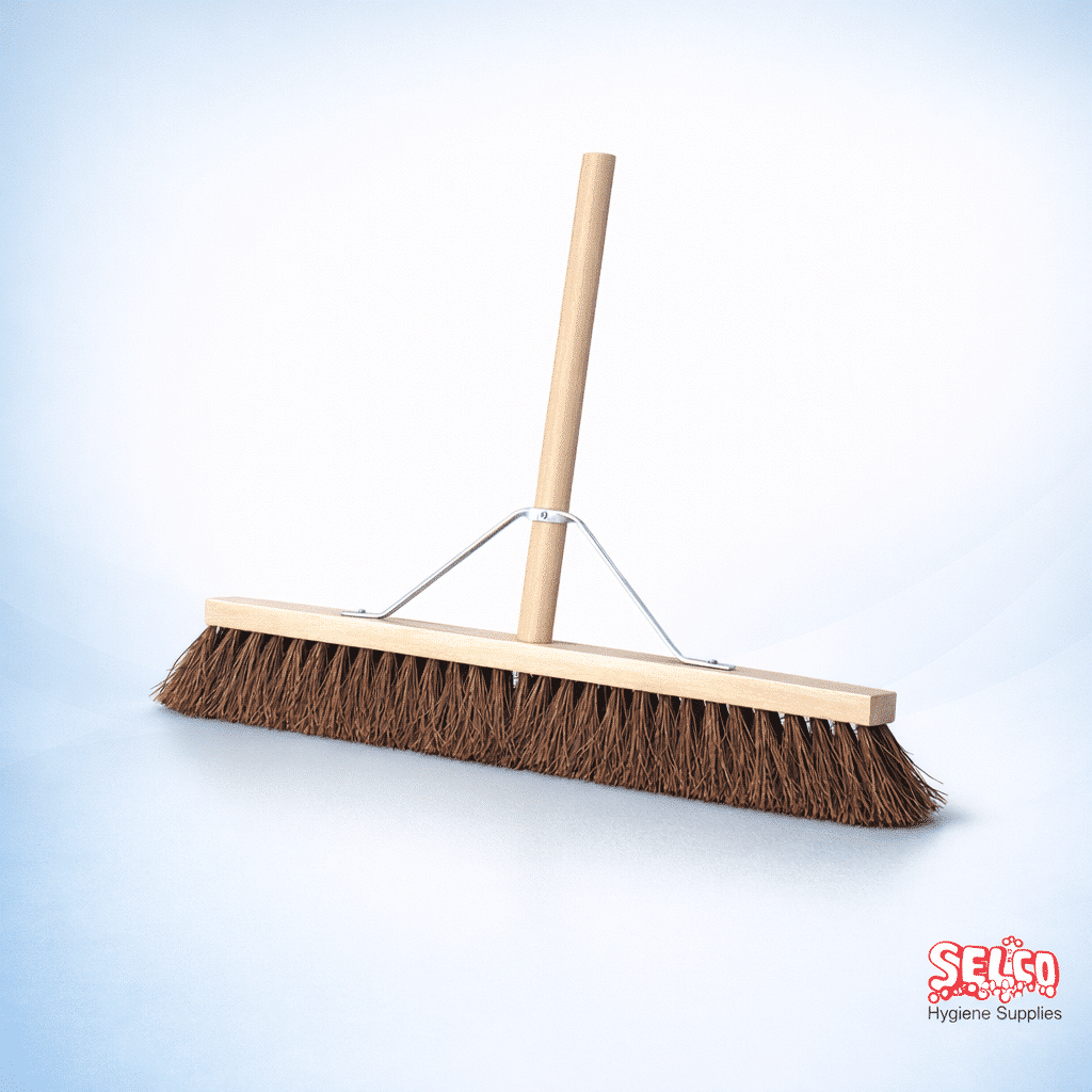 24" Sweeping brushes with stays and handle - Commercial Supply