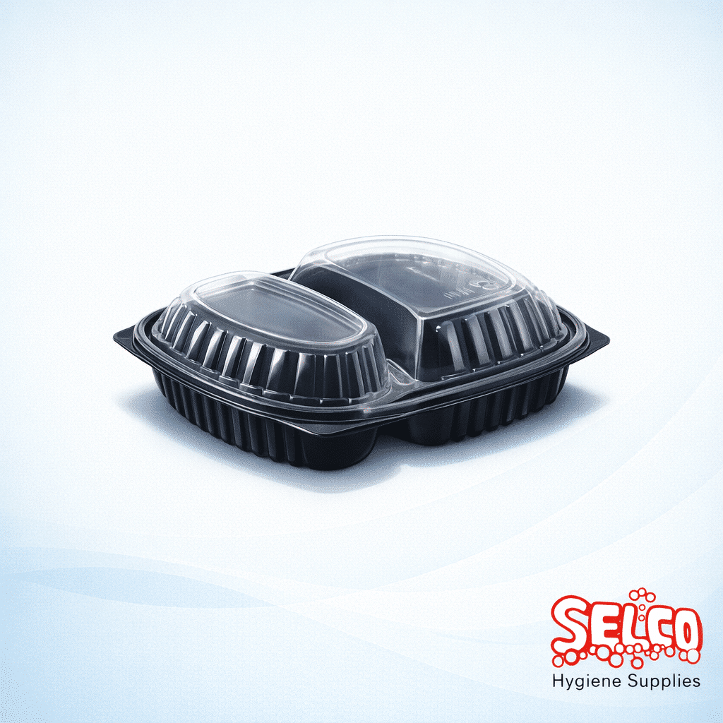 24-36oz Meal Tray-320pk- Food Delivery Packaging - Takehome Dinner Trays
