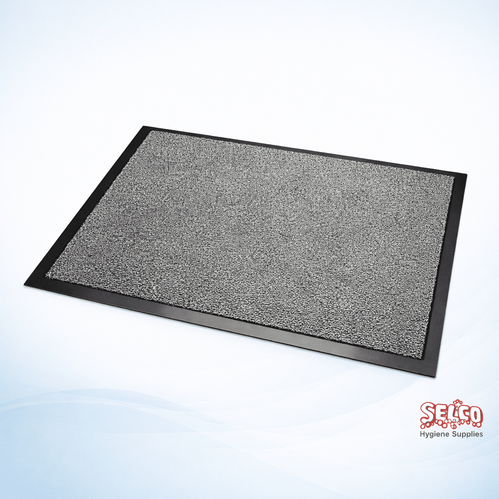 3 x 5 ft Dust Control Mat Black/White - 6 x 4 - Commercial Supply
