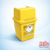 Biohazard Sharps Bin Box Large Medical Bin 4 Litre Needle Box
