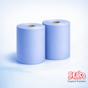 Industrial Roll 4ply Blue - Monster Wiping Rolls 2pack - 4 ply