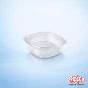 Square Salad Plastic Container 500cc - 64MM - 134 X 128