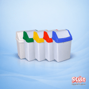 Swing Top Bin Large- Waste Bins- ON SALE - Waste Management Supply