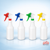 Spray Bottle Complete with Red Trigger Spray 600cc - 600ml