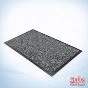 6 x 4 Dust Control Mats Black/White - Commercial Supply