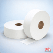 Jumbo Toilet Rolls 700m 1Ply - 6 rolls - 60mm - 80mm - 1 ply