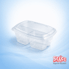 750cc Salad Container Hinged lid Square base - 300 per case