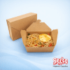 Leaf kraft food to go box-Leakproof container 750ml - 3 pack
