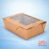 Kraft Salad Container 8x6 with Window - Catering Supply