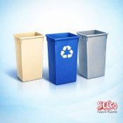 Alternative view of 90 lt Slim Bin with Paper Slot Lid - 90 litres - 30cm