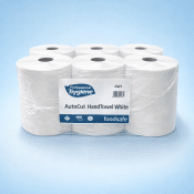Alternative view of Autocut Hand Towel System Roll Blue & White - Professional Hygiene Roll Towel
