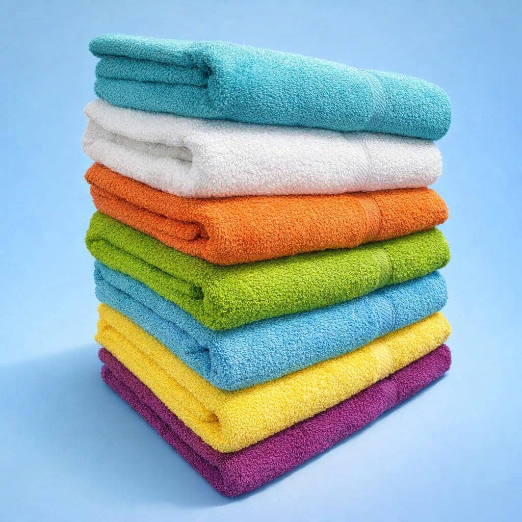 Hotel Pure Luxury Coloured 100% Cotton Bath Towels - Image 2