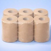 Alternative view of Centrefeed roll natural brown kraft - On Sale - Eco General Wipe