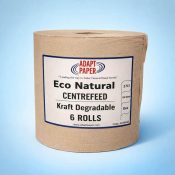 Alternative view of Centrefeed Eco Natural Roll 144 Mt – 6 Rolls Per Case - 144m