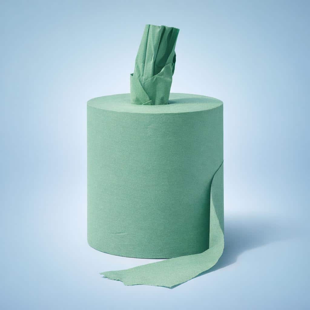 Green Dairy Wiper Roll (Twin Pack) Strong Wiping Paper - 2pk - Image 2
