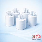 L-1 Centre Pull Strong Toilet Roll - Fits Lucart - 12 rolls