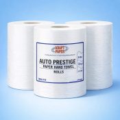 Alternative view of Auto Cut Hand Towels White 20.8cm x 6 Rolls - Universal Towel
