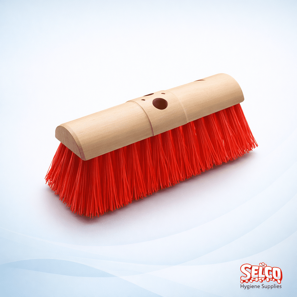 Abbey Sweeping Brush Complete - Professional Hygiene - Red - Image 2