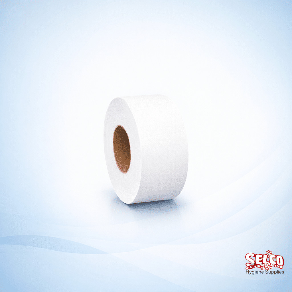 Jumbo Toilet Rolls 2Ply 6pk Easy Flush - 6 rolls - Commercial Washroom Supply