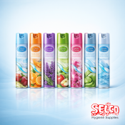 Air Freshener Aerosol Spray 2pk - 300ml - natural - Commercial Supply