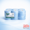 Autocut Hand Towel System Roll Blue & White - Professional Hygiene Roll Towel