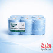 Autocut Hand Towel System Roll Blue & White - Professional Hygiene Roll Towel
