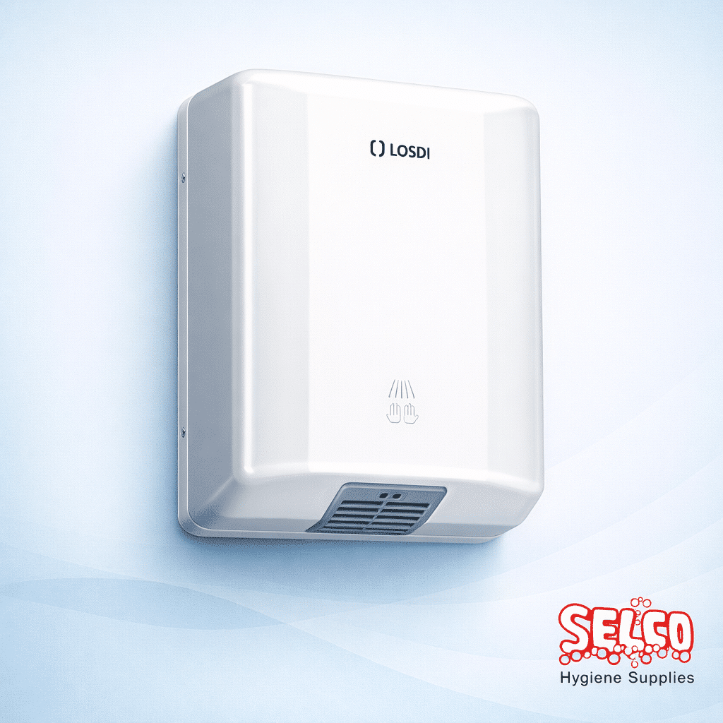 Automatic Hand Dryer 1600W Washroom - Super Fast Dry - 308 x 230