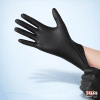 Black Nitrile Garage Workshop Tattoo - Strong Gloves - Price Reduced