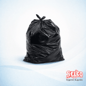 Black Strong Refuse Bags 26x44 160lt - Large Bin Bag - 160Ltr
