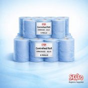 Alternative view of Centerpull Wipe Blue- Wiper roll- The Original Wiper - 2 Ply