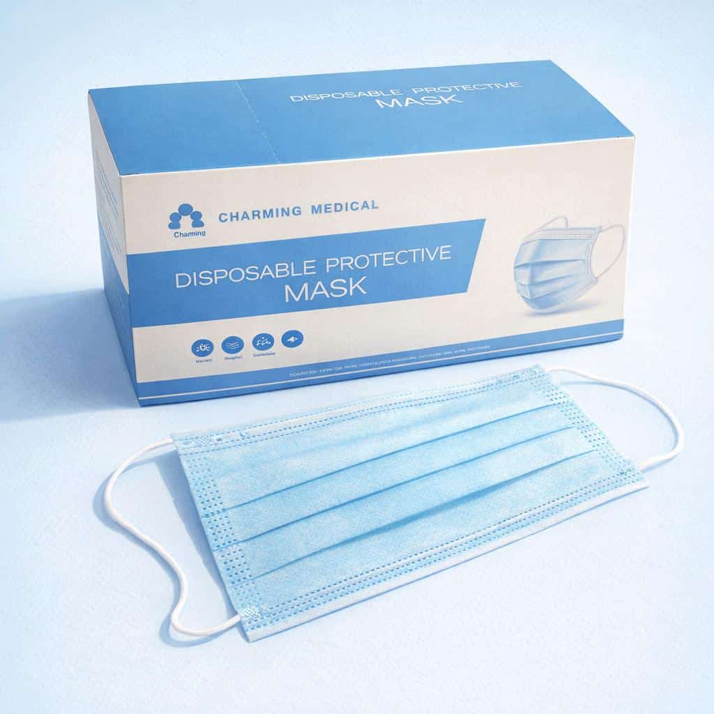 Blue Face Masks - Surgical Medical Grade- XEC Protection - 50 masks - Image 3
