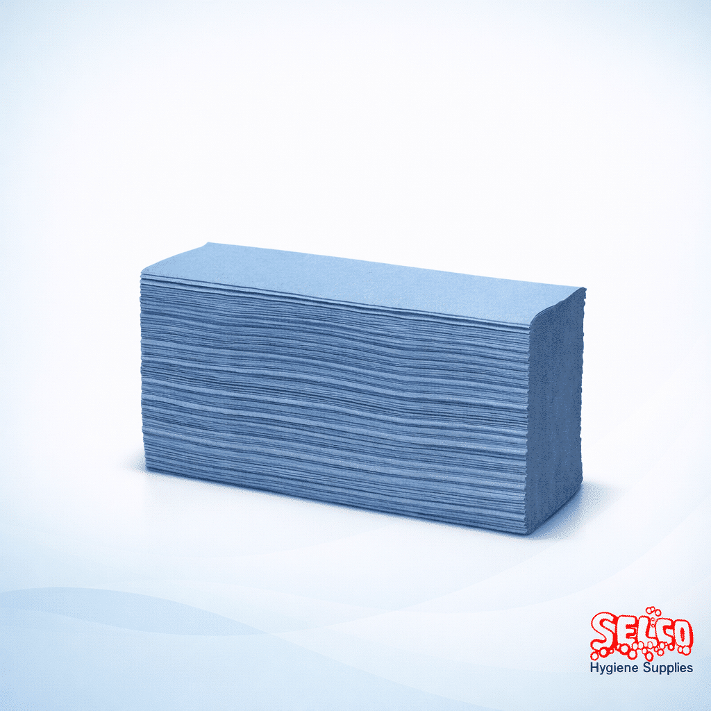 Z Fold Hand Towels 1 Ply Blue - 88 x 40 - 1ply - 3000 sheets
