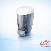 Soap Dispenser Bulk Fill -Translucent with lock- & Free 5 Litre Soap
