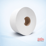 Mini Jumbo Toilet Roll Soft Pure 12 Cases x12 Rolls - 18cm