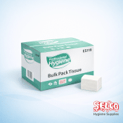 Bulk Pack Toilet Tissue Paper Flat Sheet 2ply - One Sheet