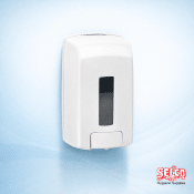 Hand Gel Dispenser Sanitiser-Safe Hands - clear - Commercial Supply